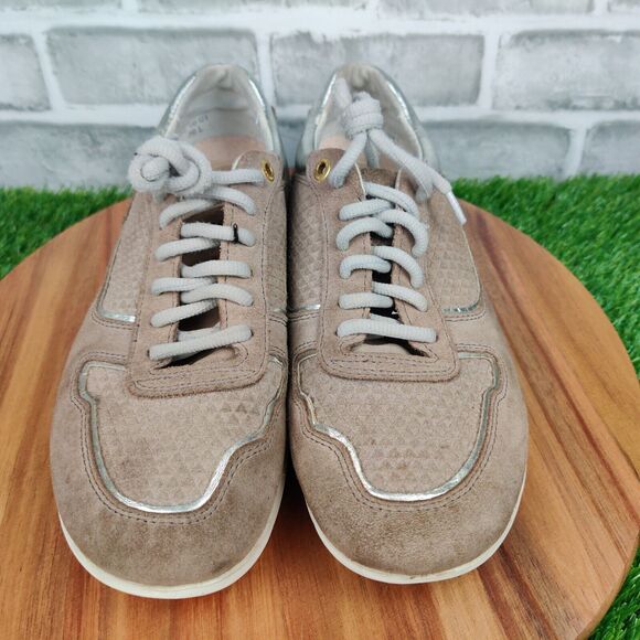 Birkenstock Women's Athletic Shoes in Taupe and Silver. Never worn by me. - Picture 6 of 11